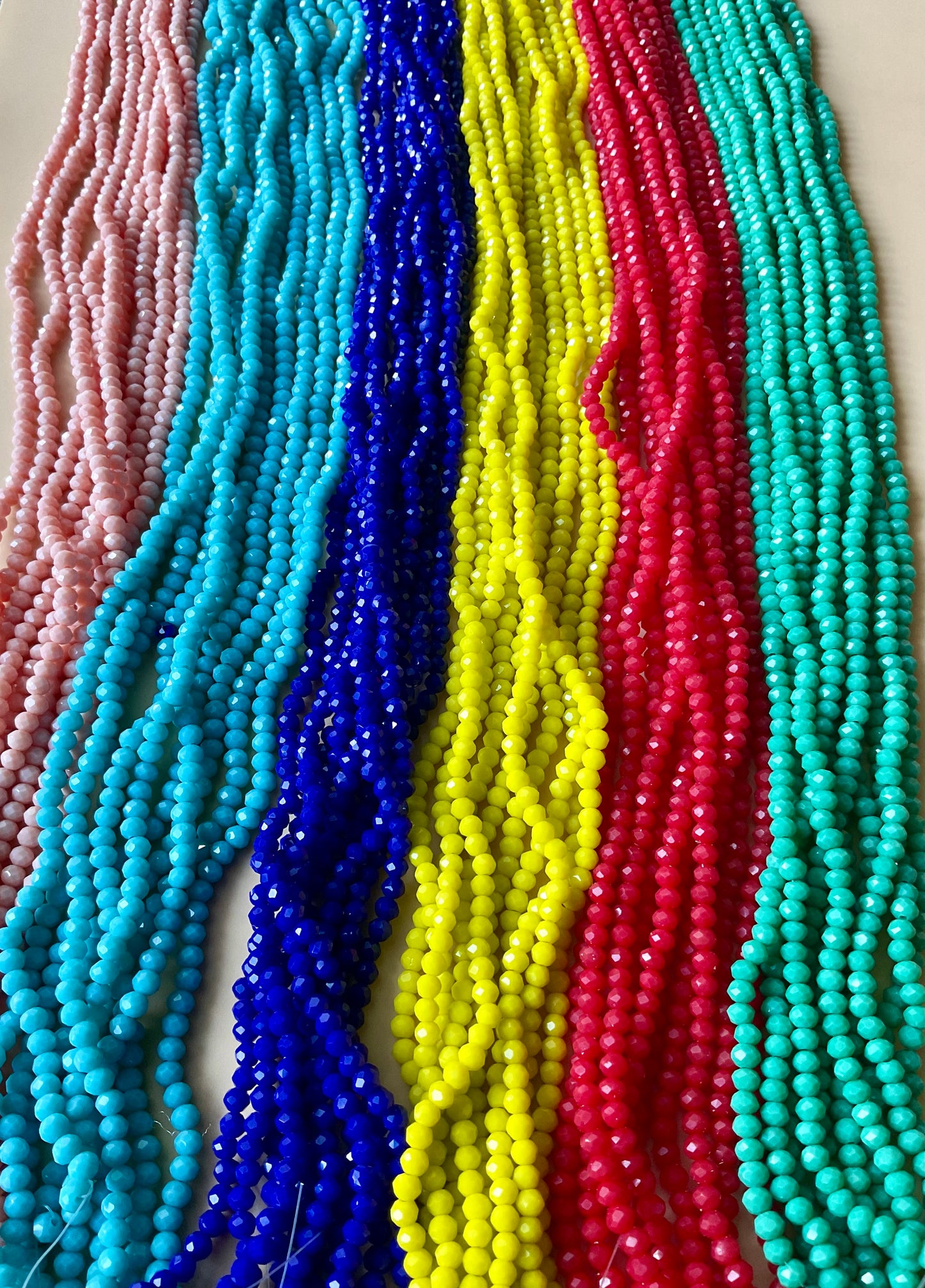 4MM crystal glass beads