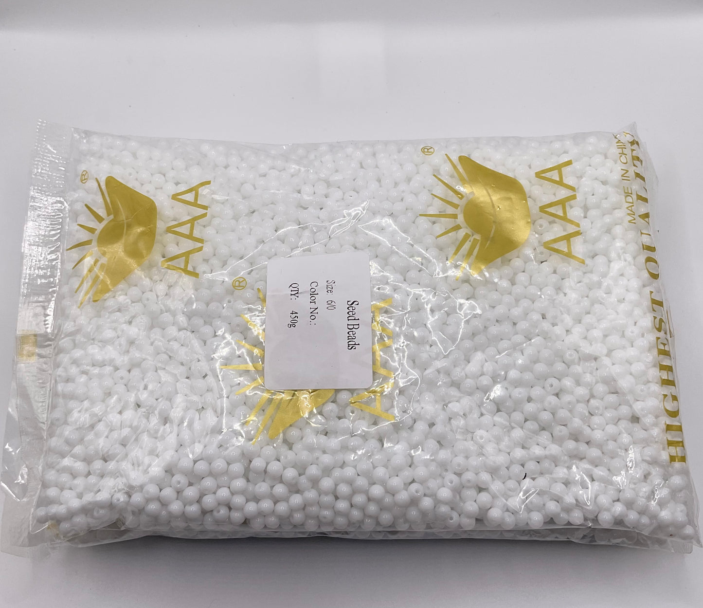 6/0 round glass beads
