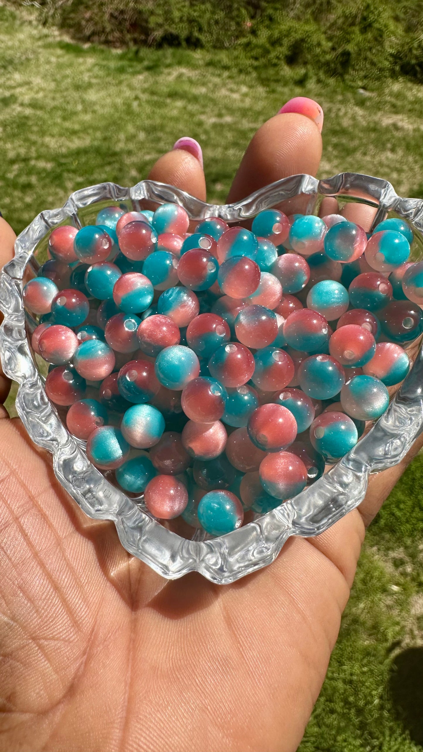 Color change beads