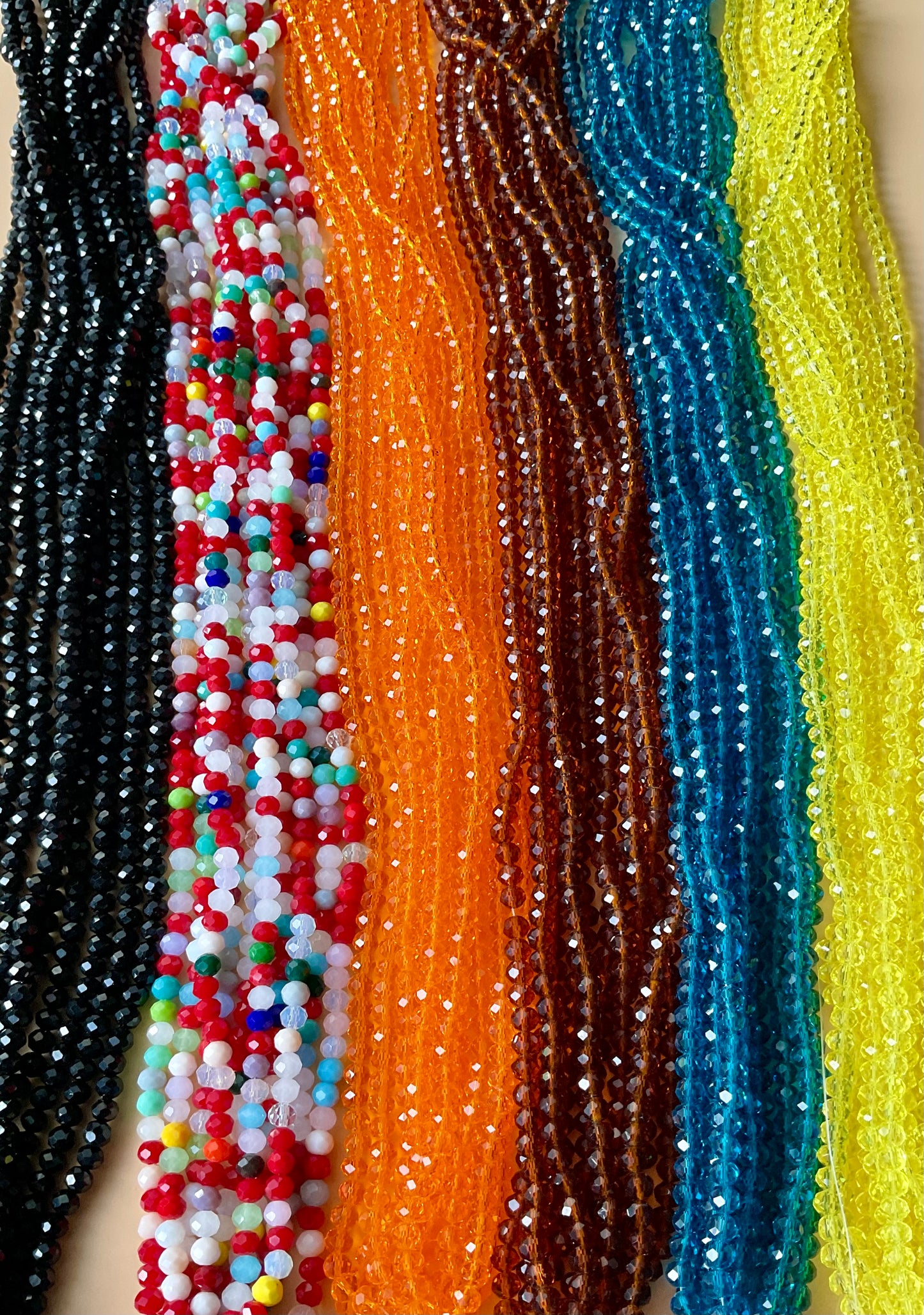 6MM crystal glass beads