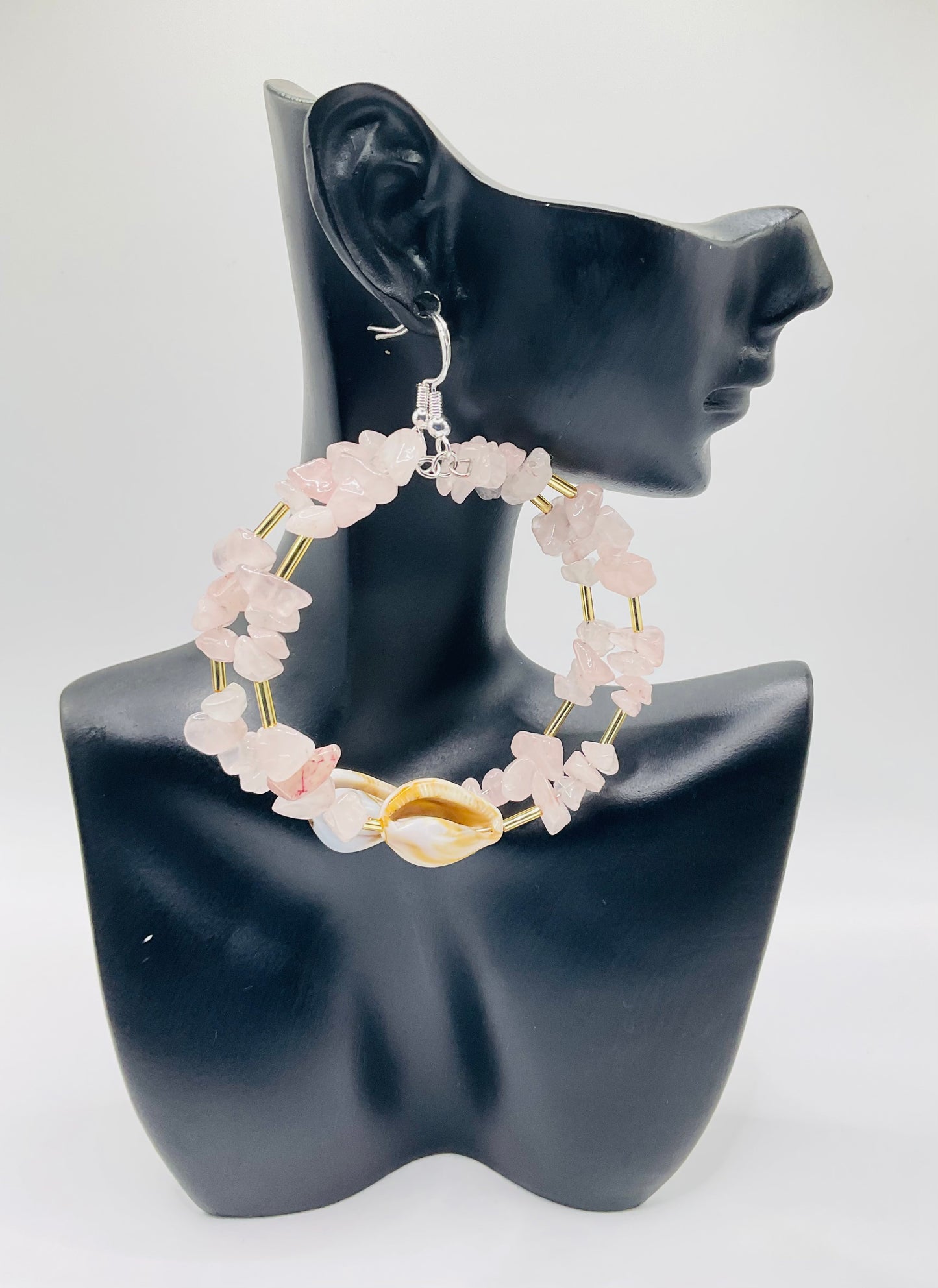 Natural stone earrings