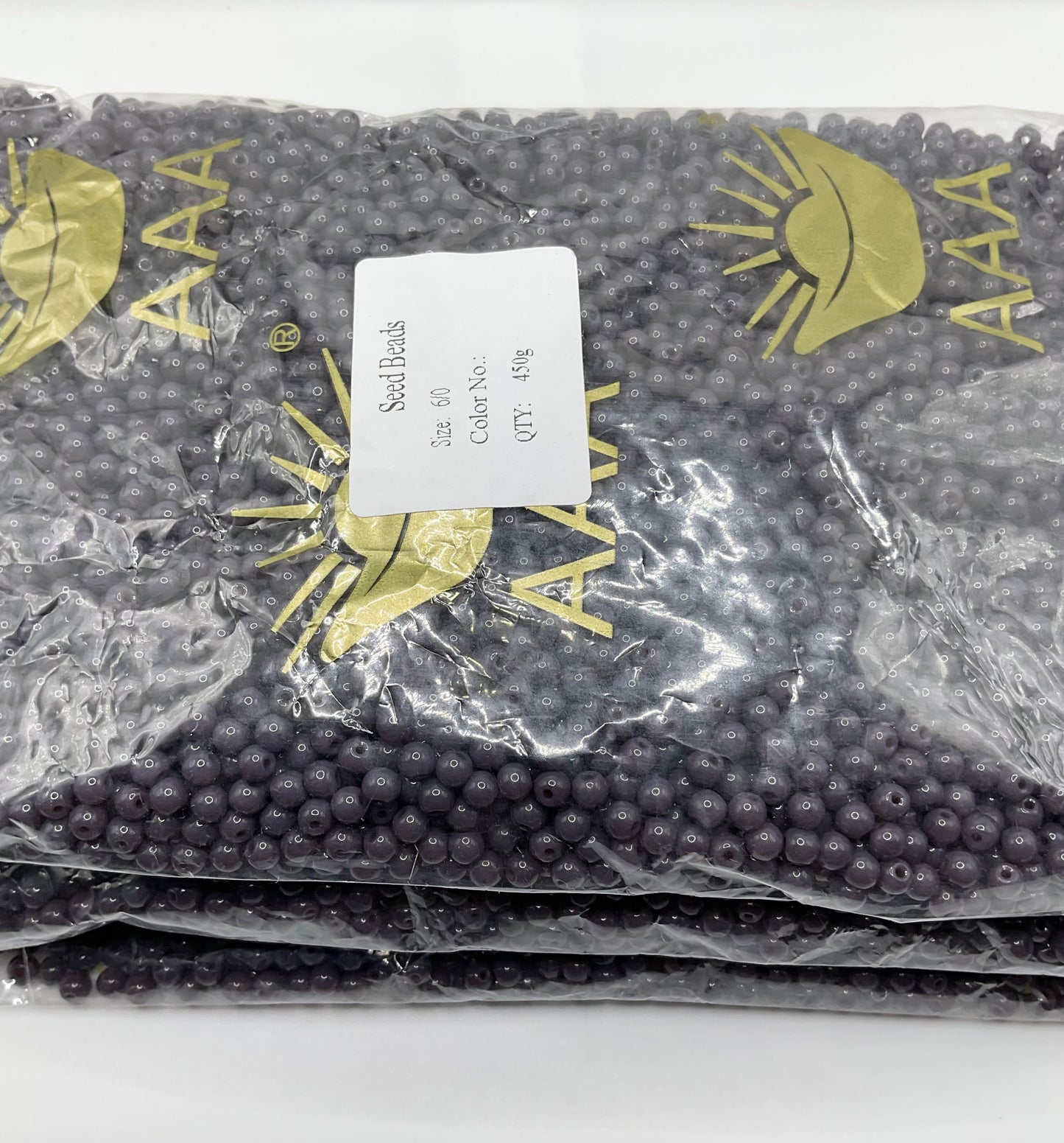 6/0 round glass beads