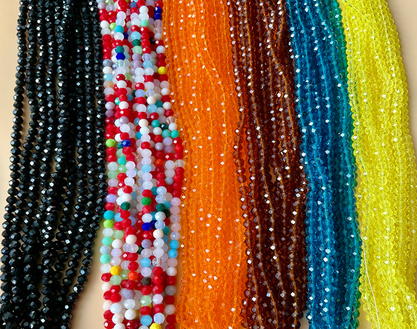 6MM crystal glass beads