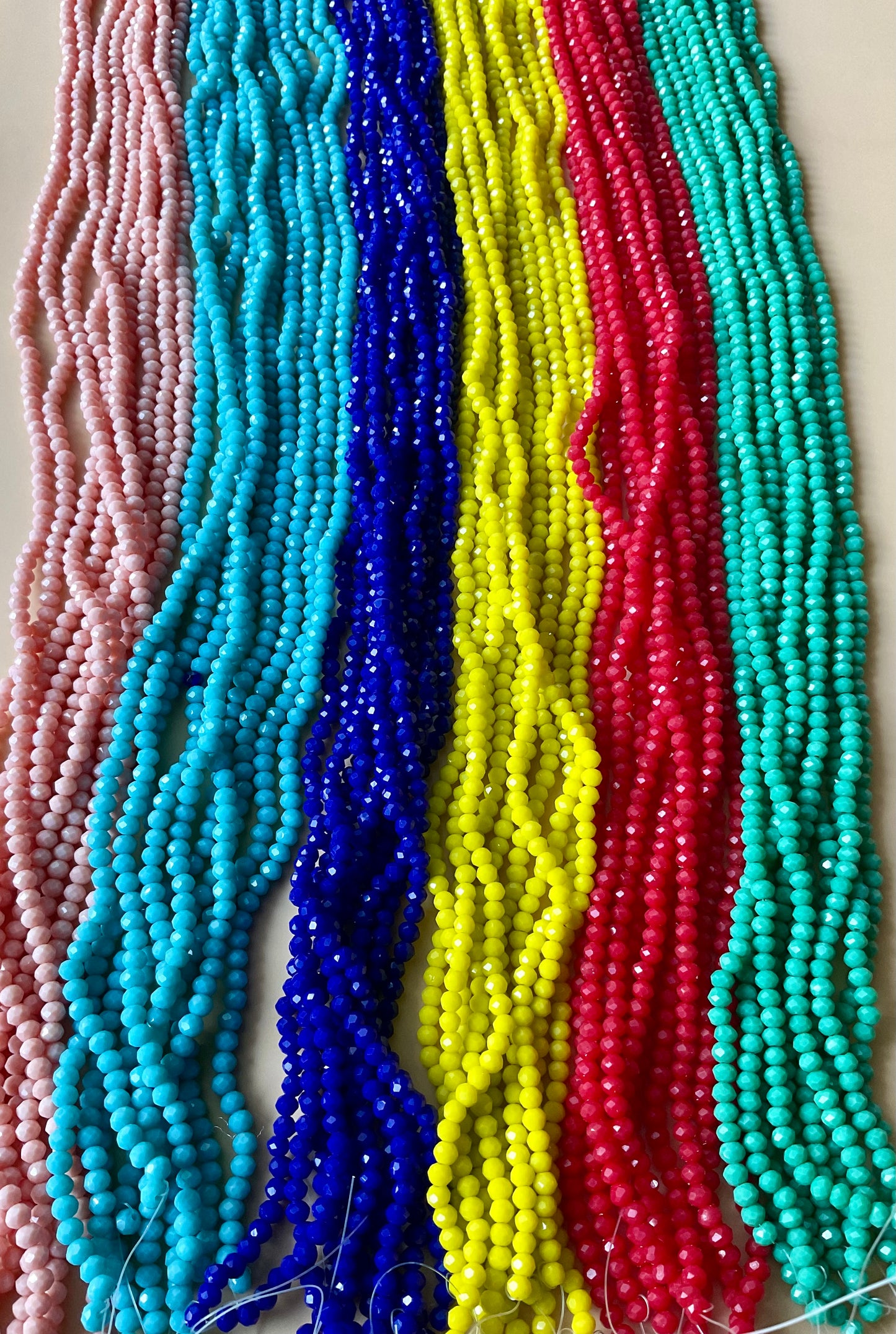 4MM crystal glass beads