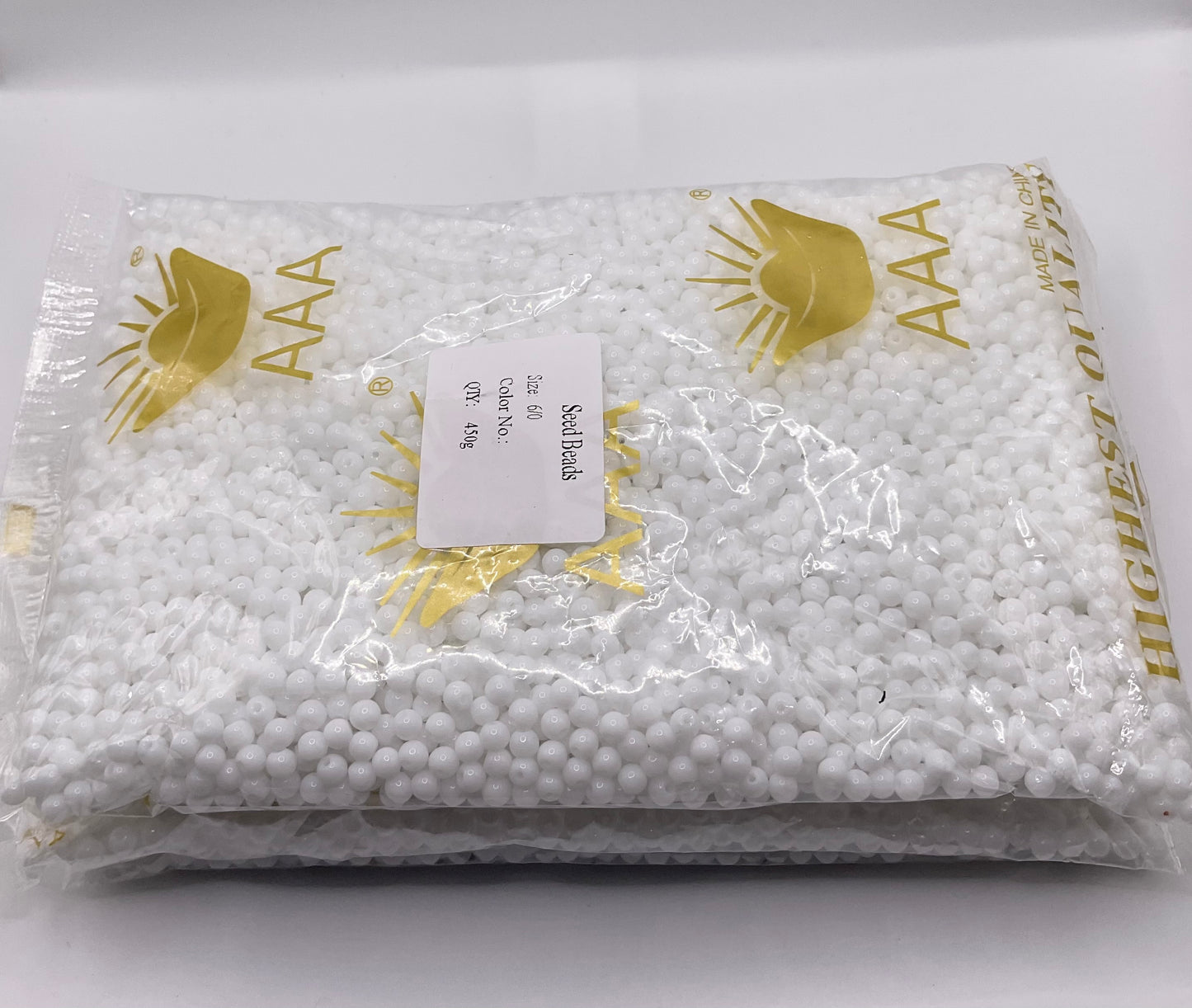 6/0 round glass beads