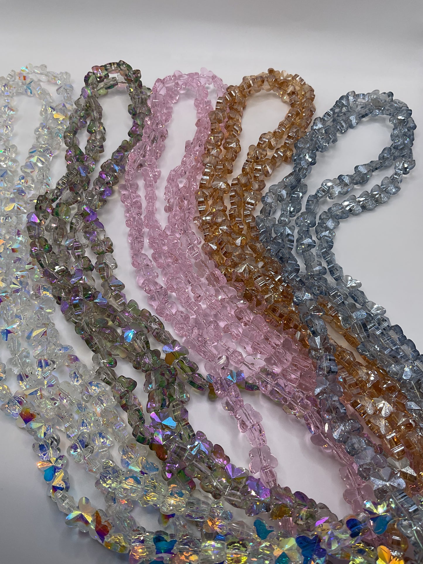 8MM accents butterflies accent beads