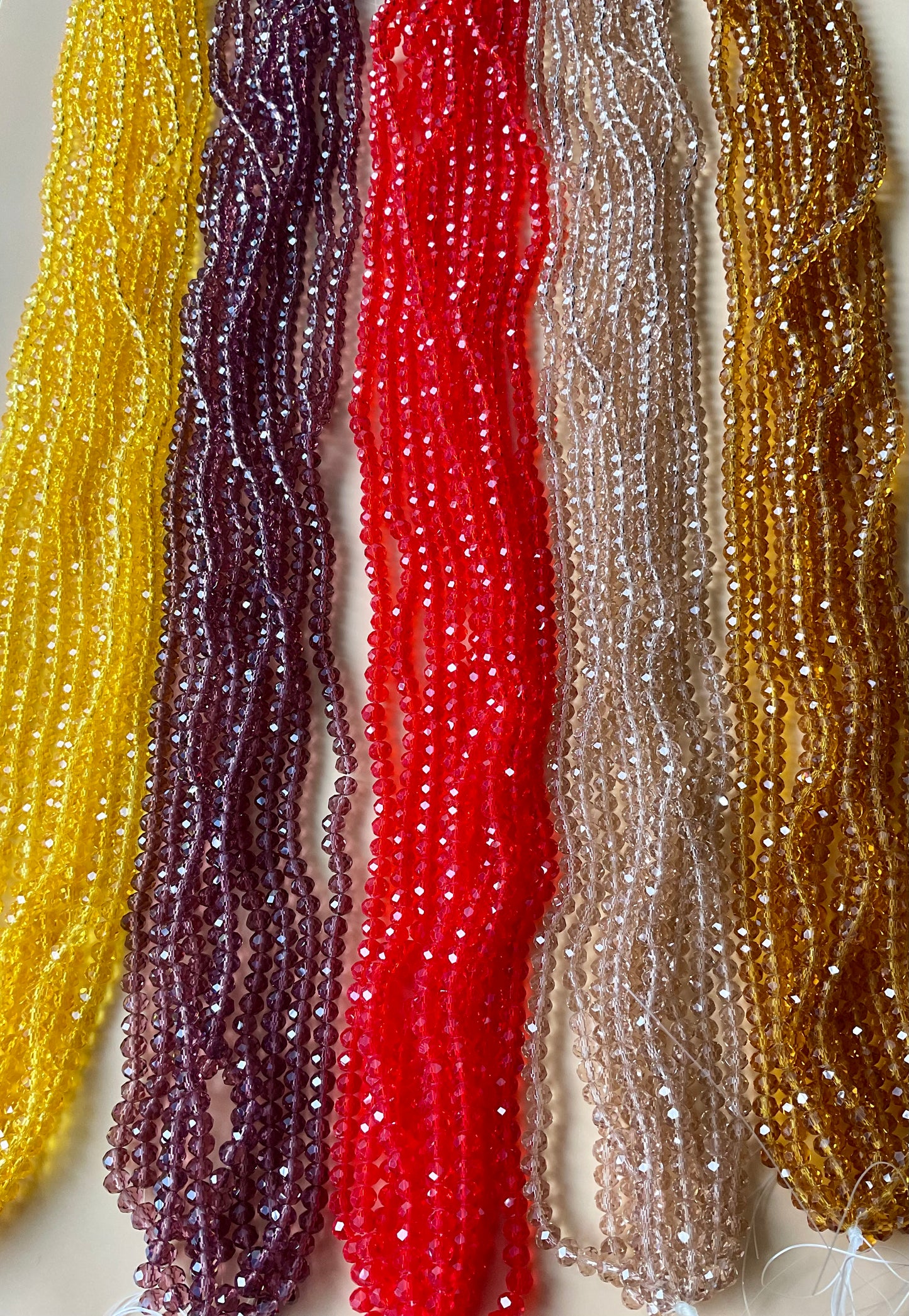 6MM crystal glass beads