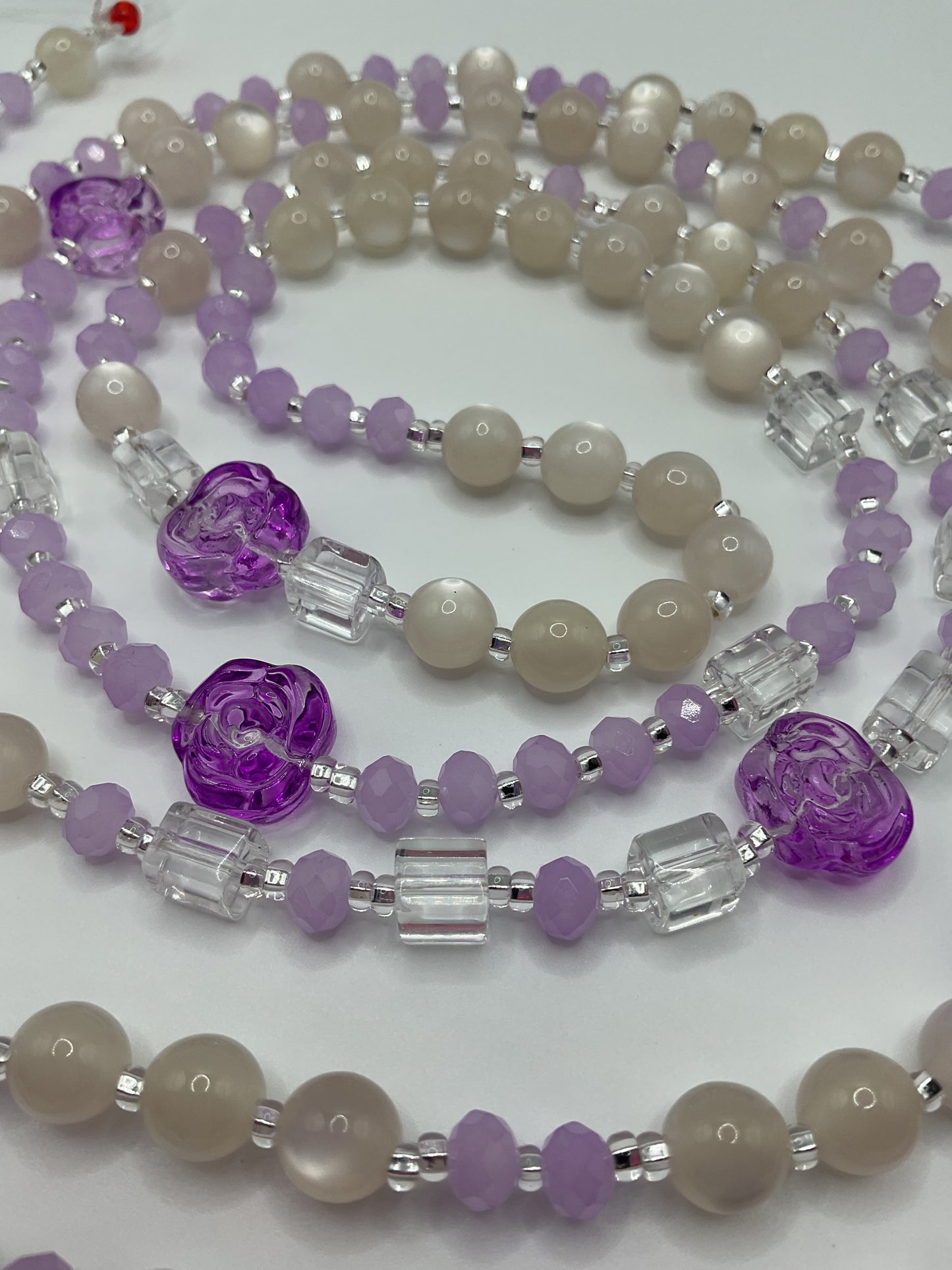 Colors change waist beads
