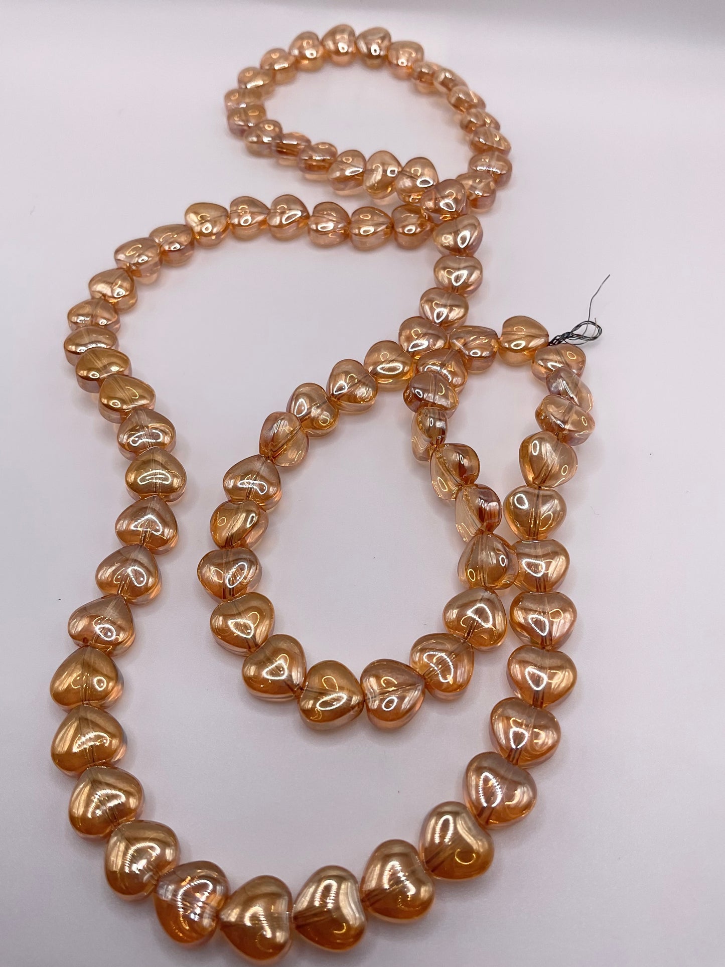 Heart accent beads for jewelry making