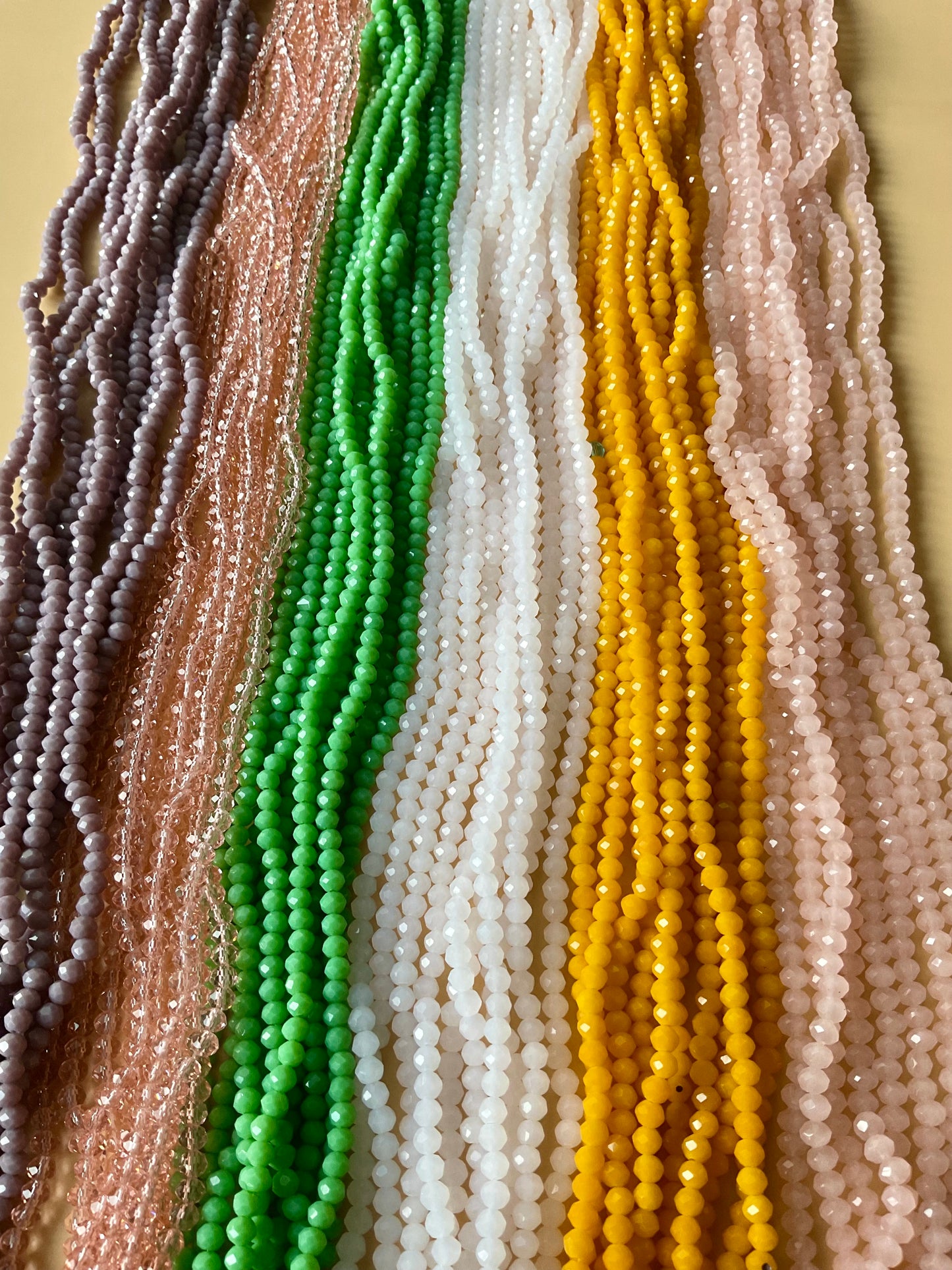 4MM crystal glass beads