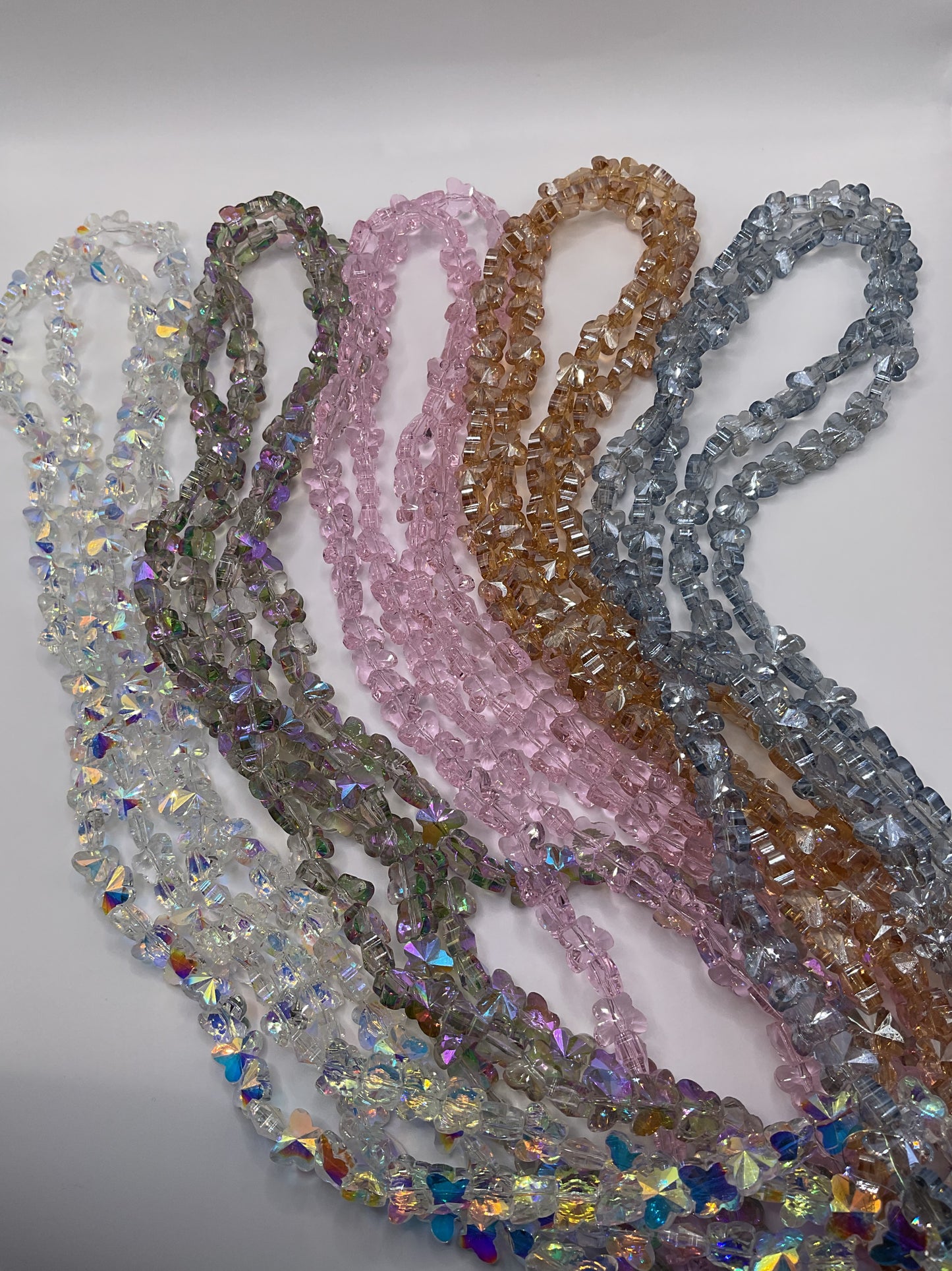 8MM accents butterflies accent beads
