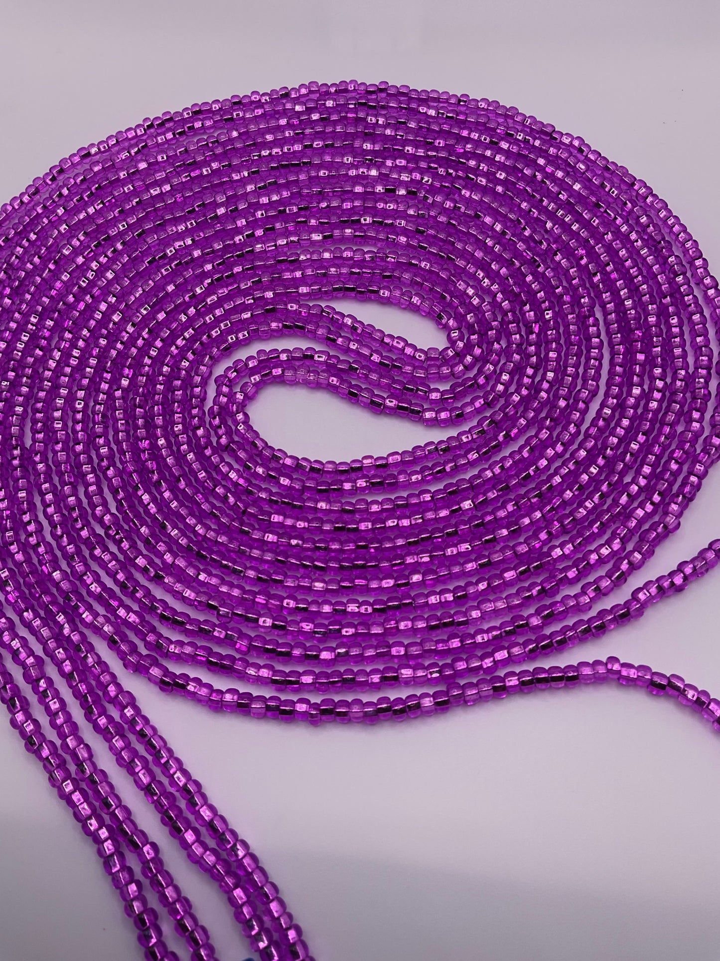 Raspberry waist beads