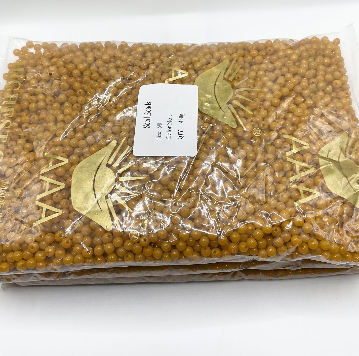 6/0 round glass beads