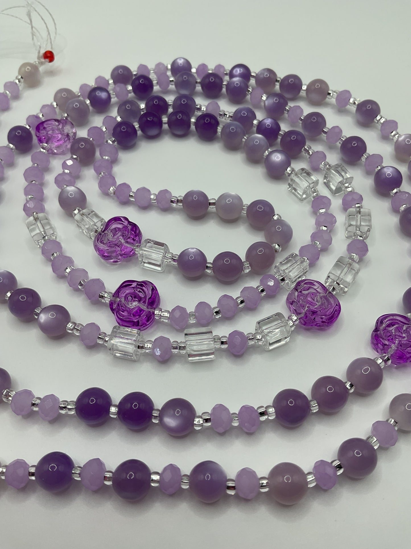 Colors change waist beads