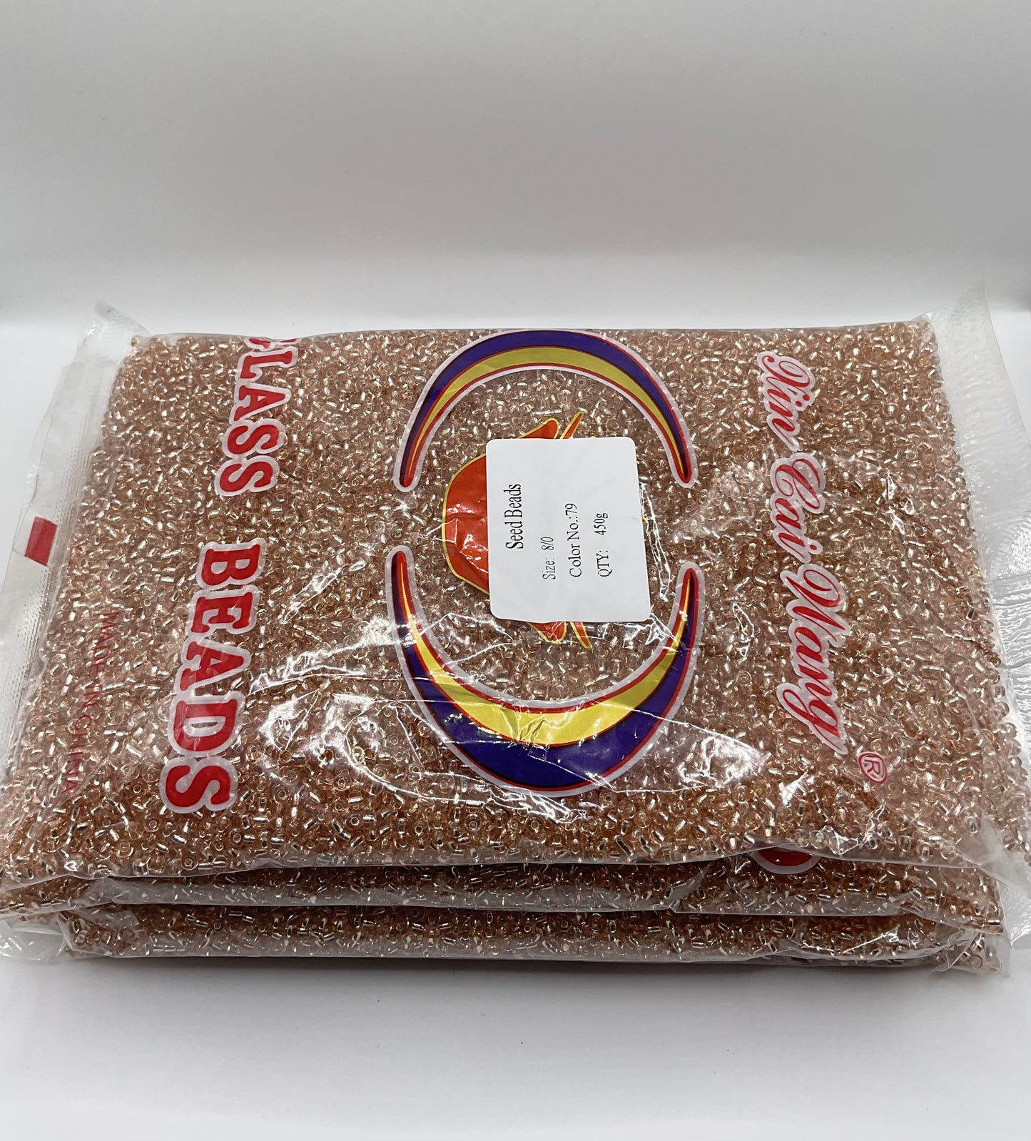 8/0 6/0 Rose gold silver line