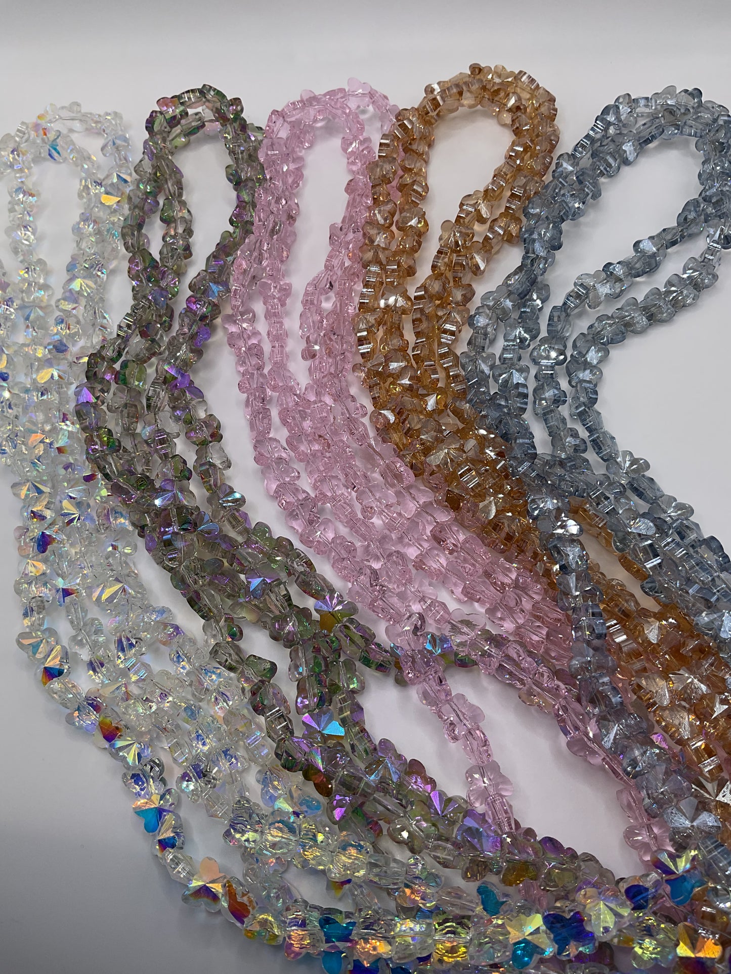 8MM accents butterflies accent beads