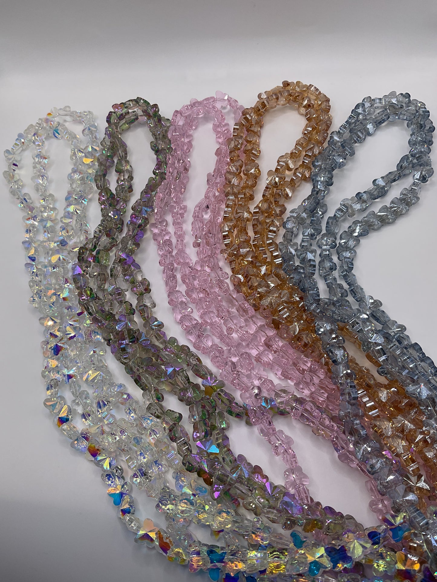 8MM accents butterflies accent beads