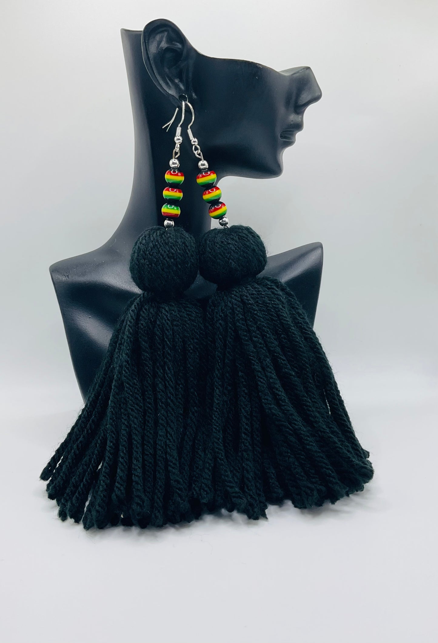 Bubble tassels earrings