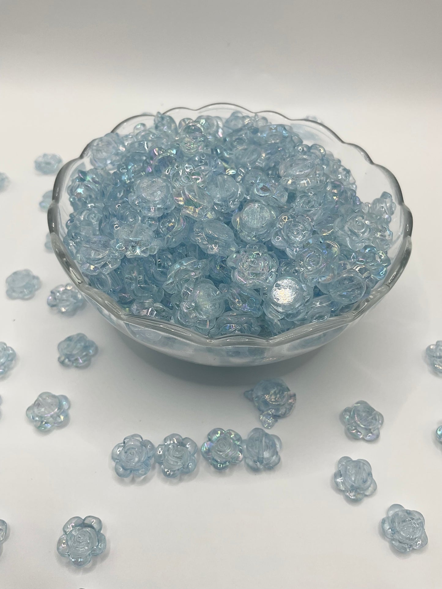 Flowers accent beads for jewelry making