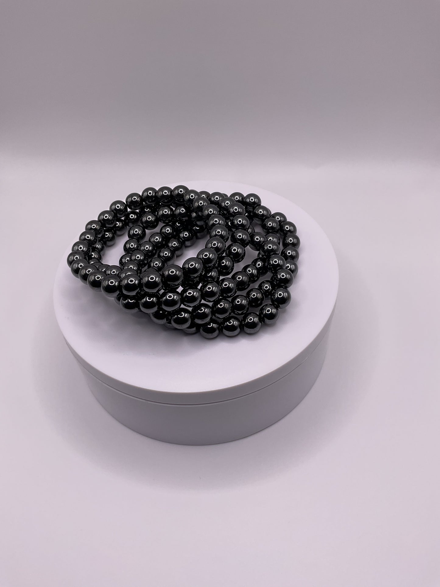 Hematite black beads