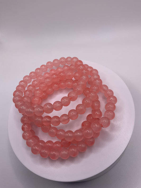 Peach bracelets