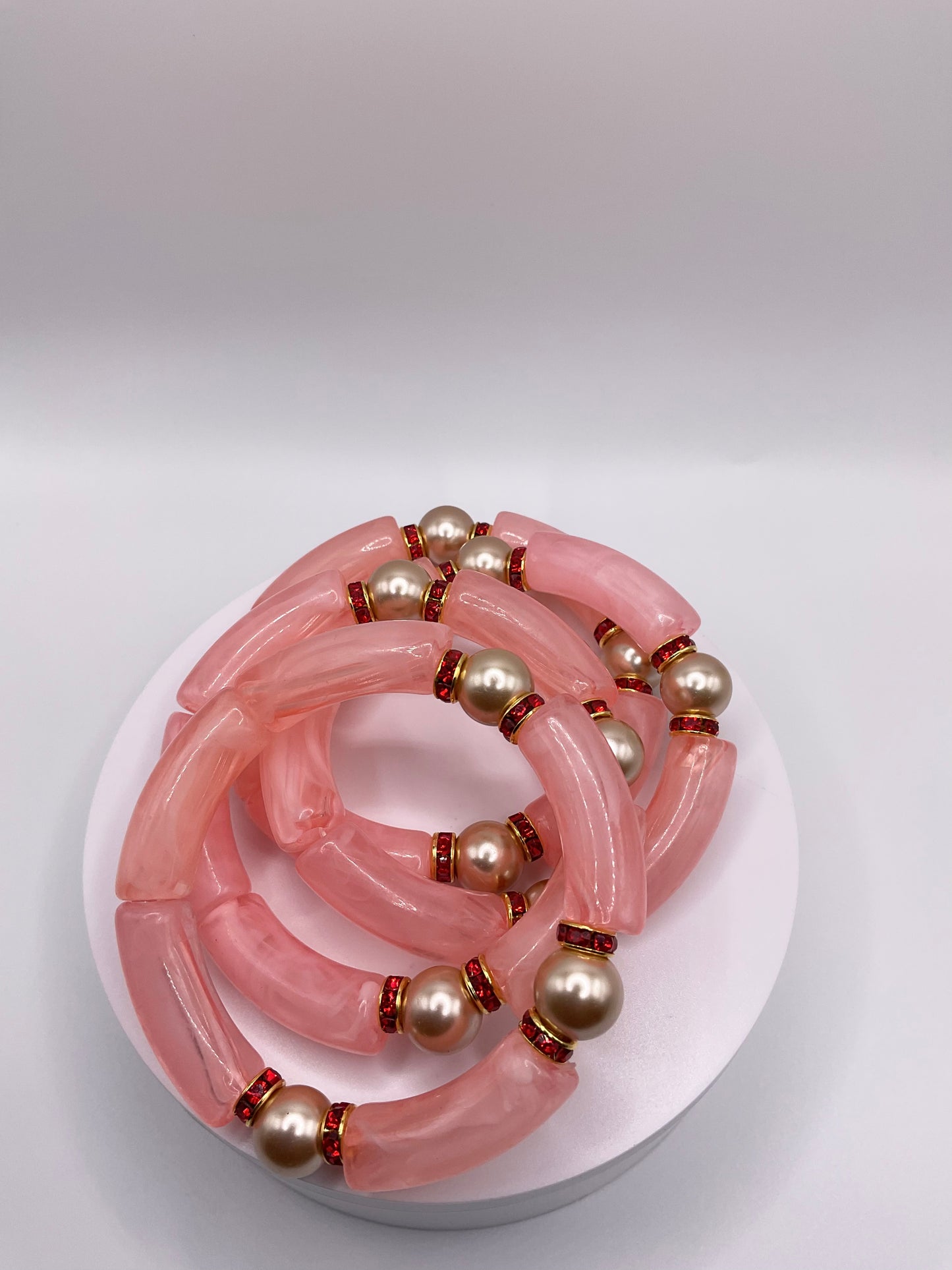 Pink bangles bracelet