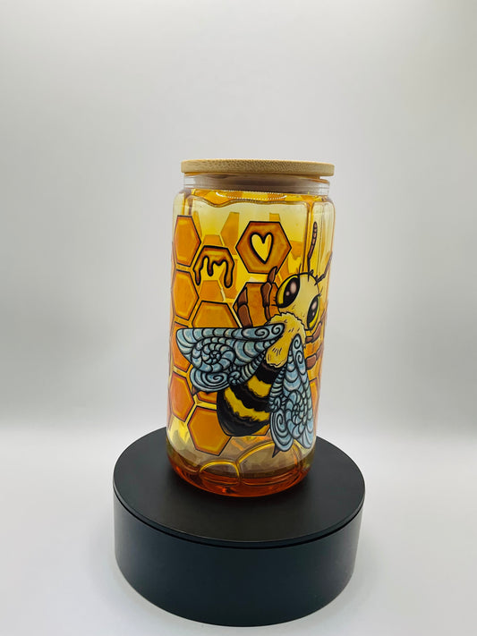 Lava and honey drip cup