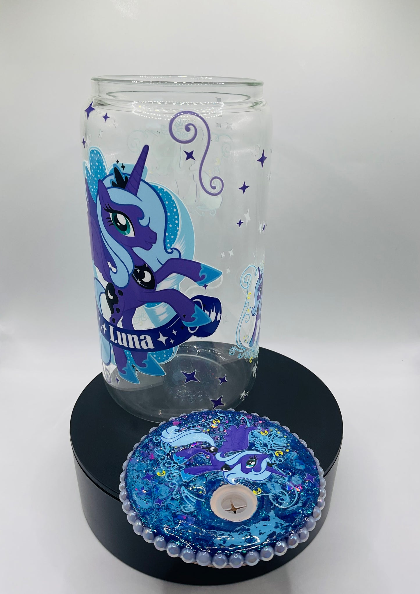 Luna glass cup 16 oz