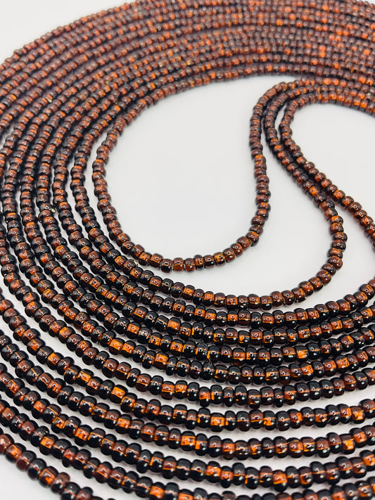 Dark chocolate Waistbeads
