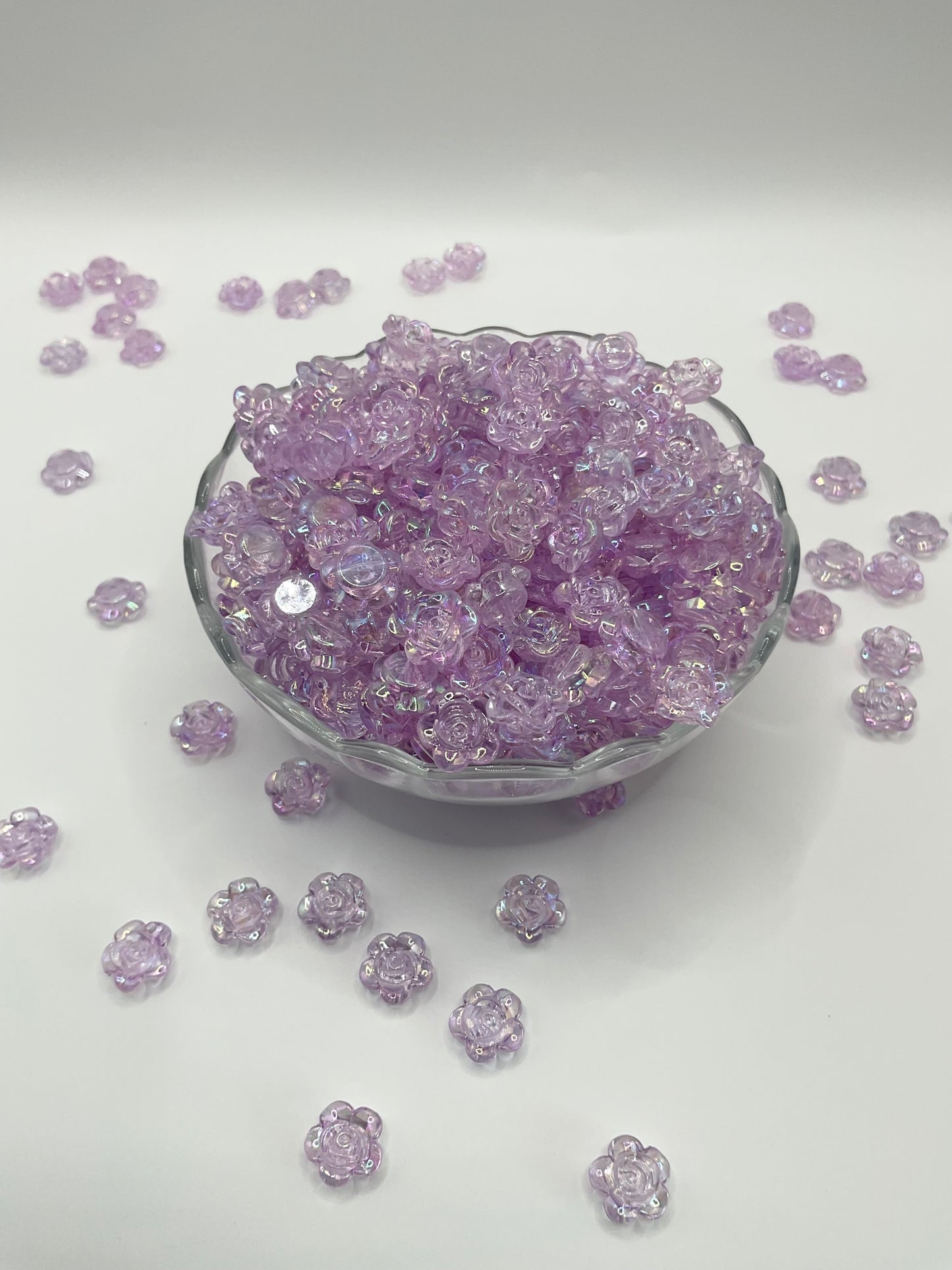Flowers accent beads for jewelry making