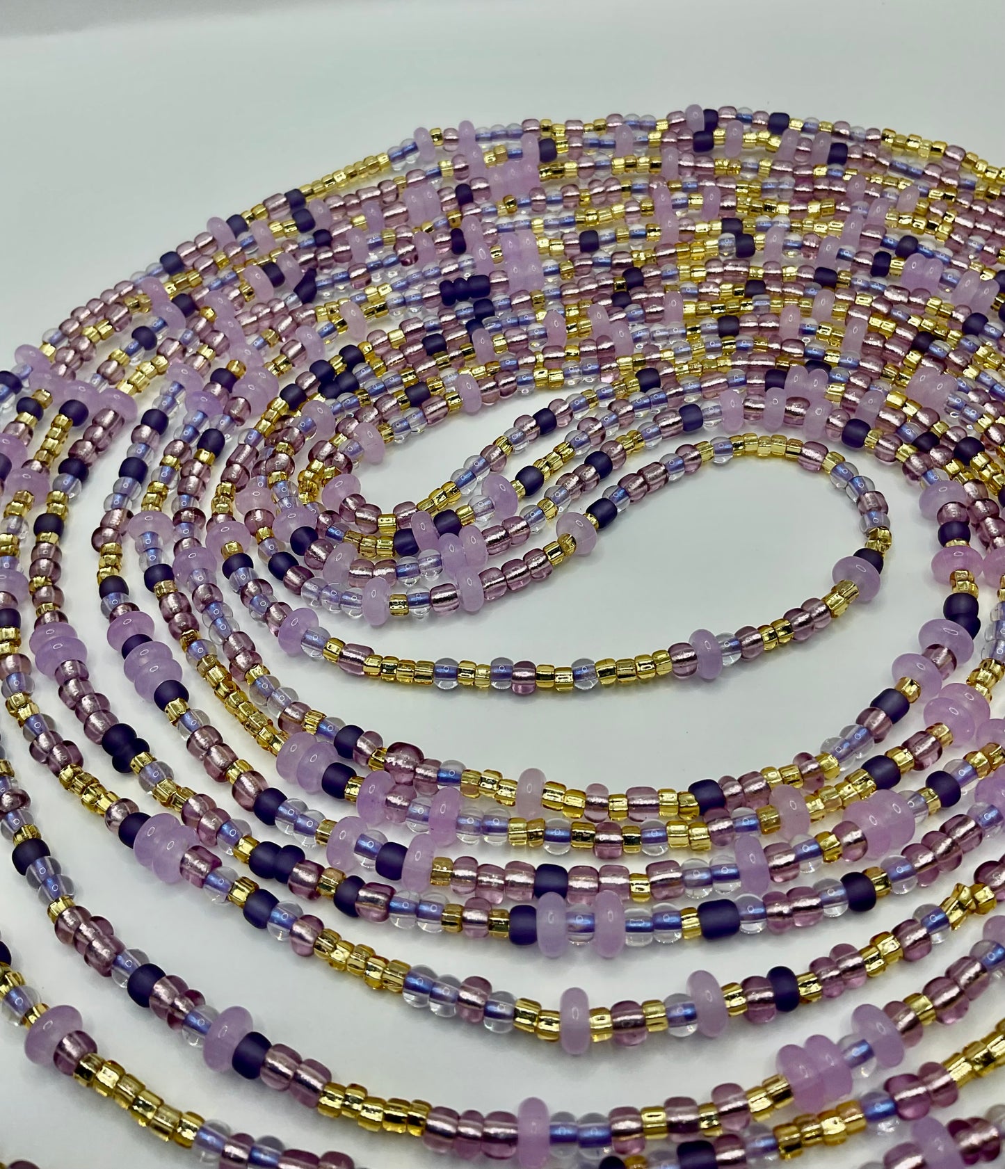 Purple mix Waistbeads