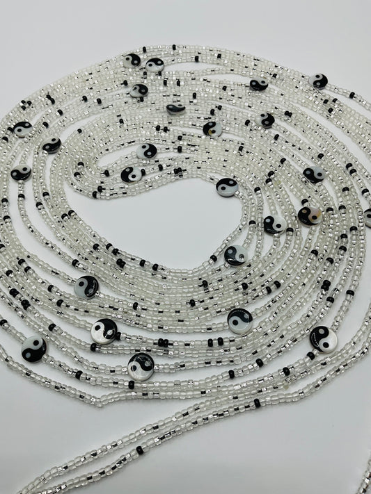 Ying yang tie on Waistbeads