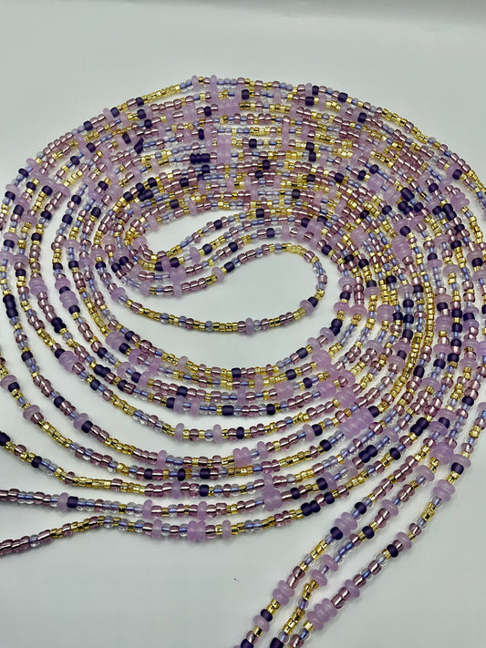 Purple mix Waistbeads
