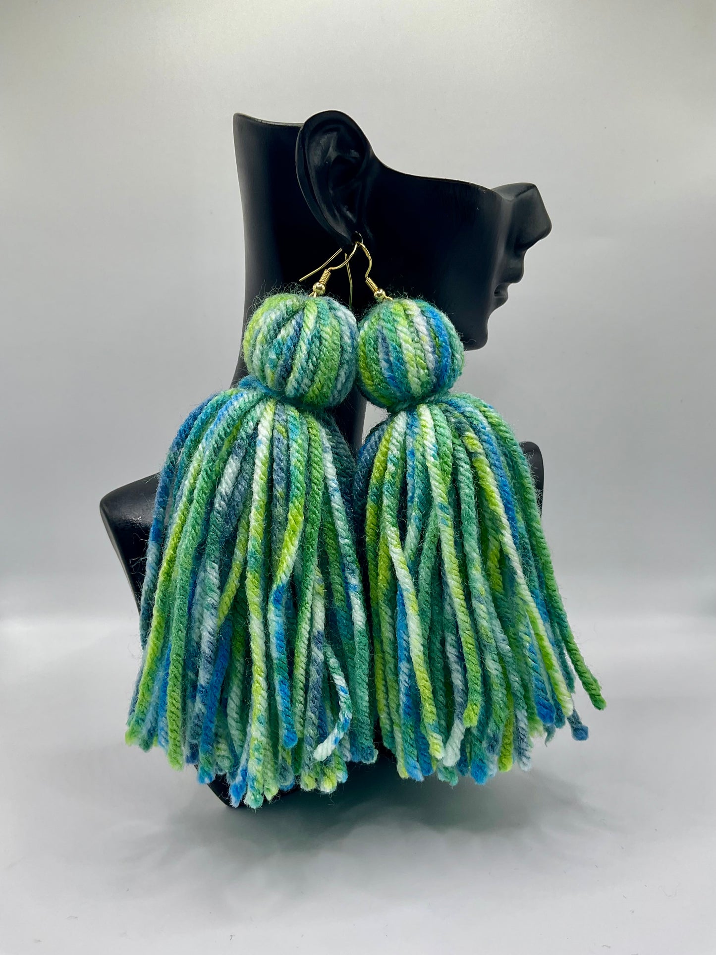 Bubble tassels earrings