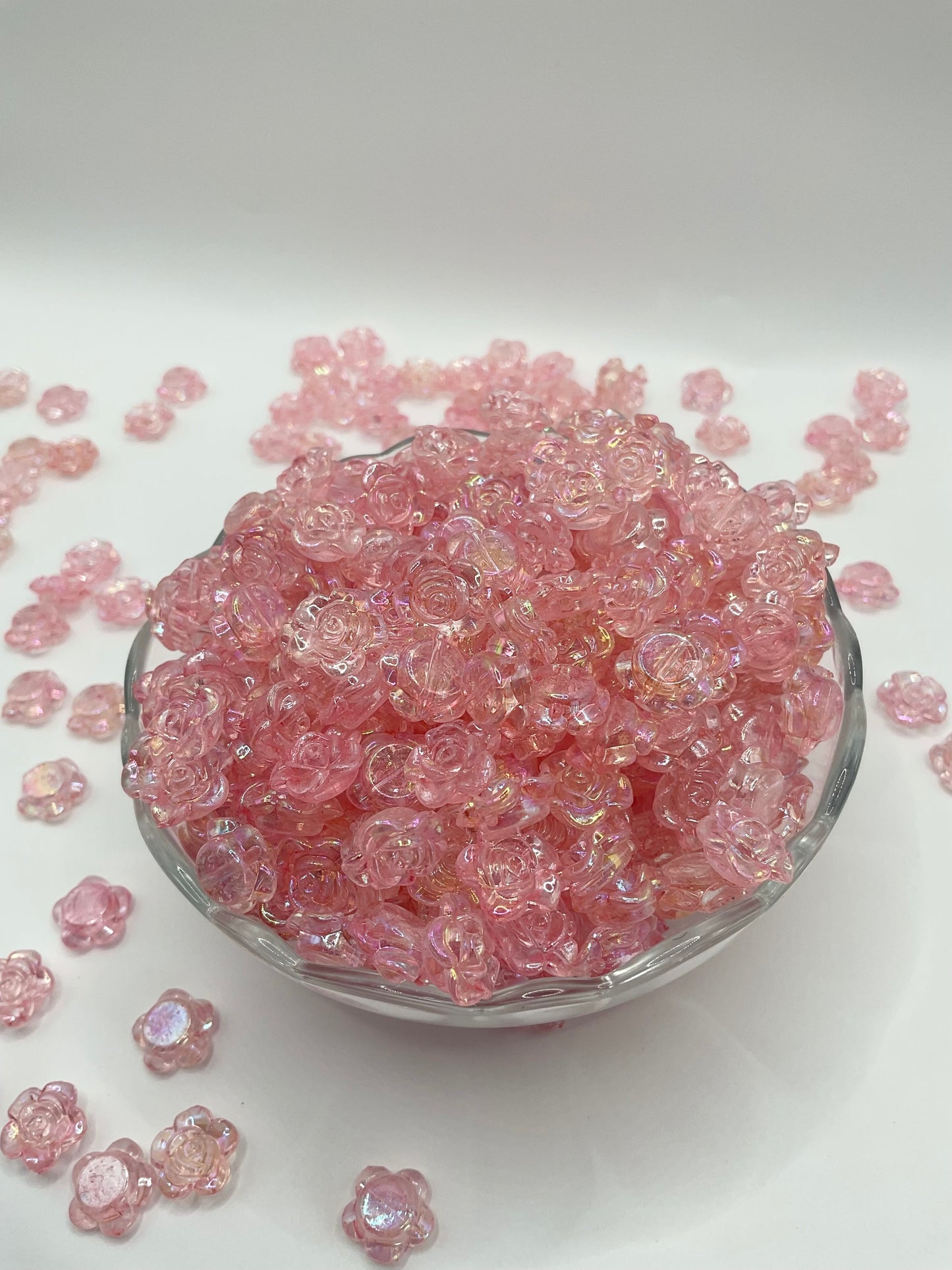 Flowers accent beads for jewelry making