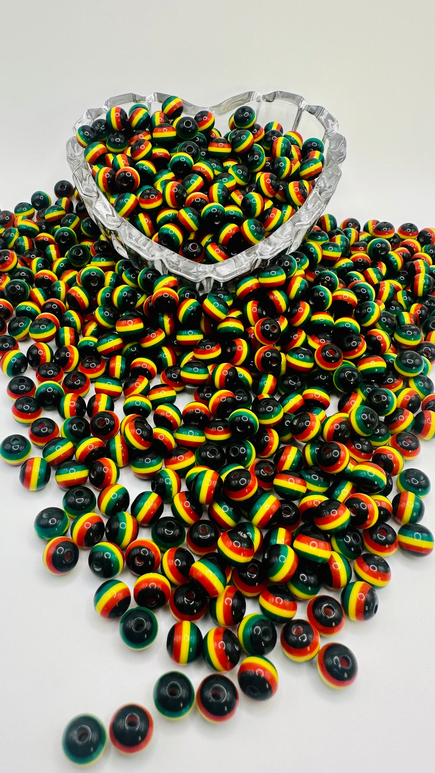 Resin Jamaica beads