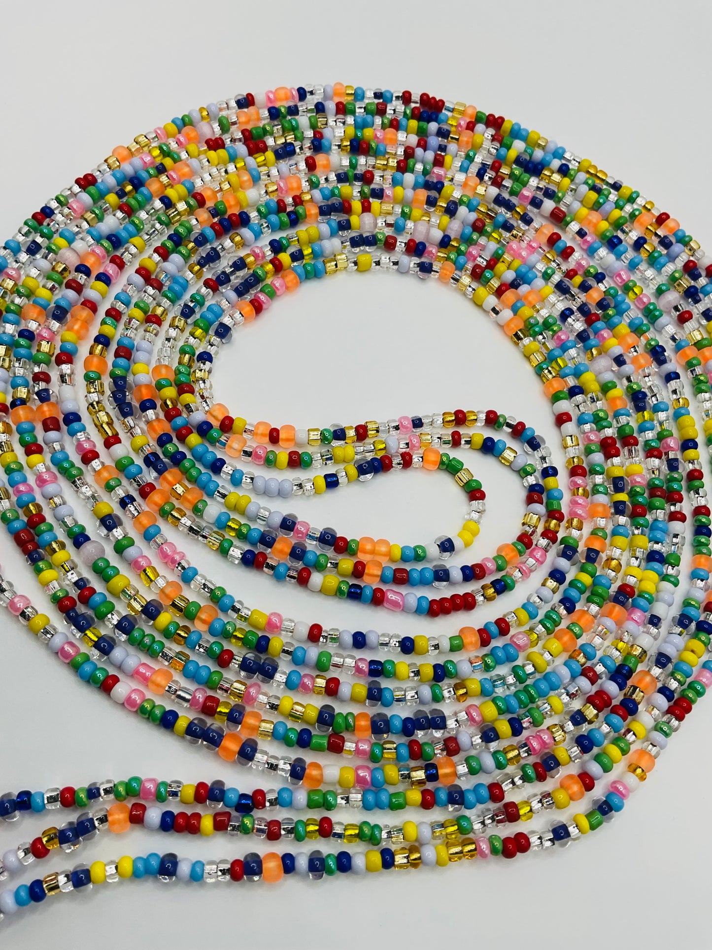 Candy mix tie on Waistbeads
