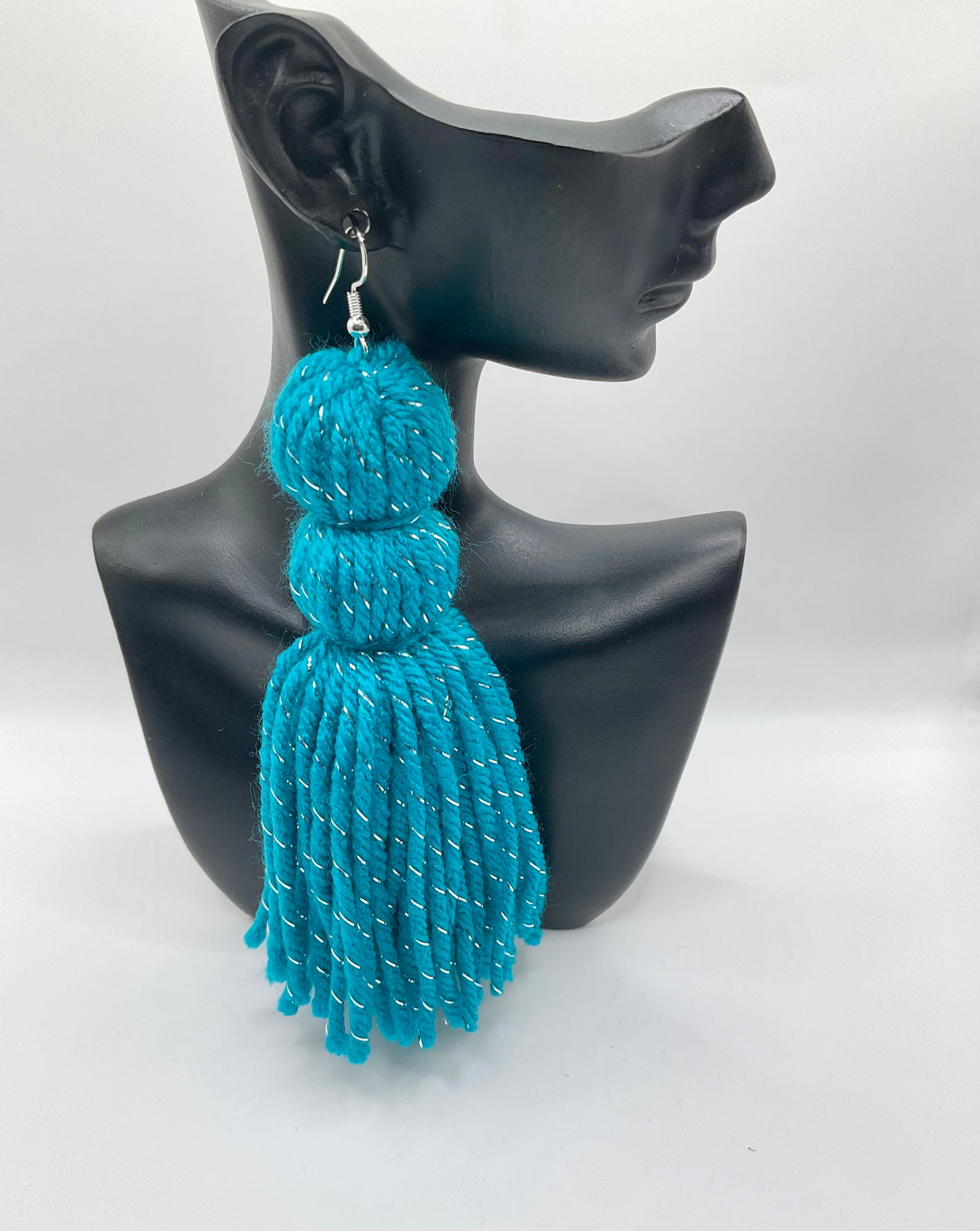 Bubble tassels earrings