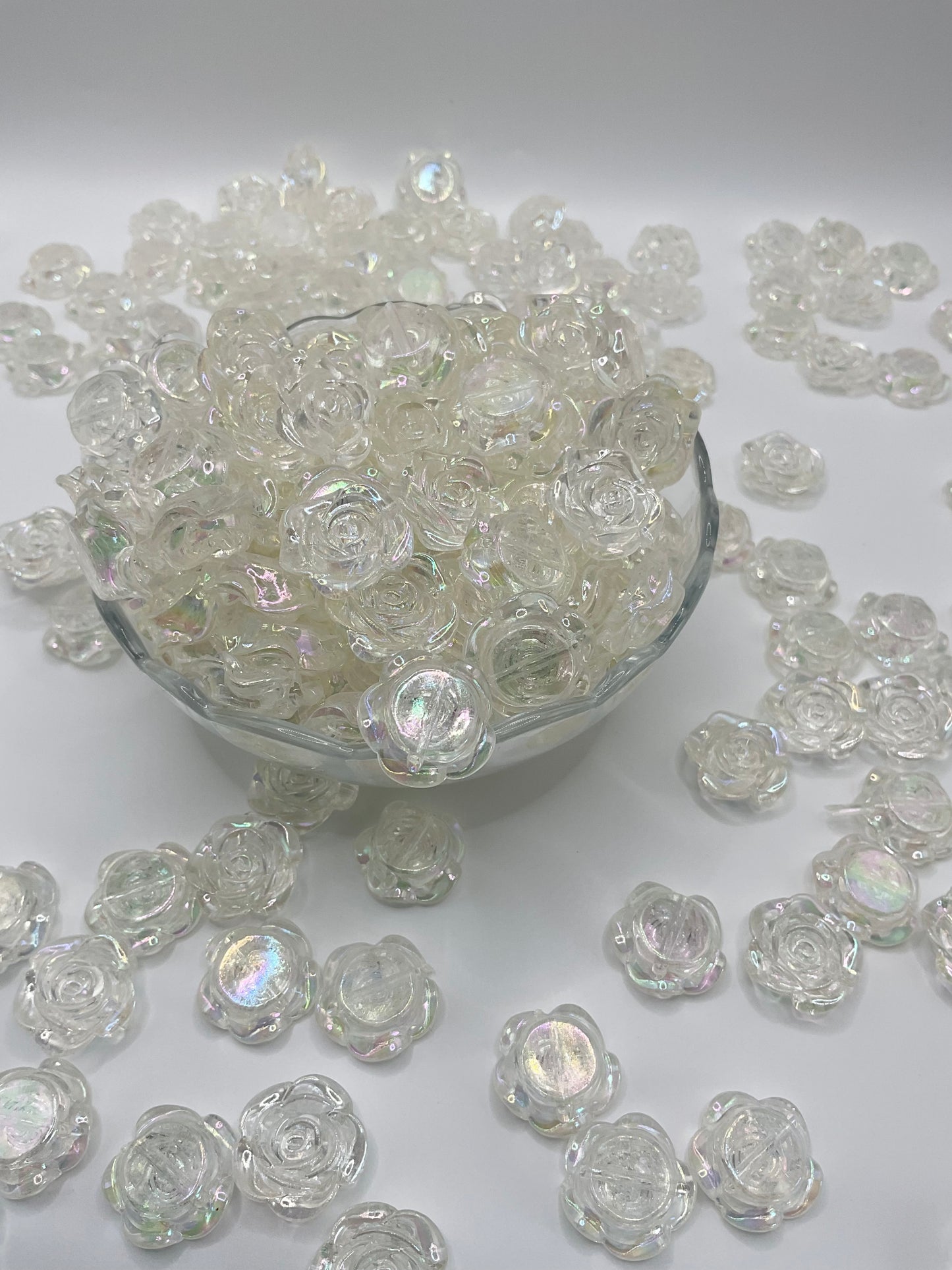 Flowers accent beads for jewelry making