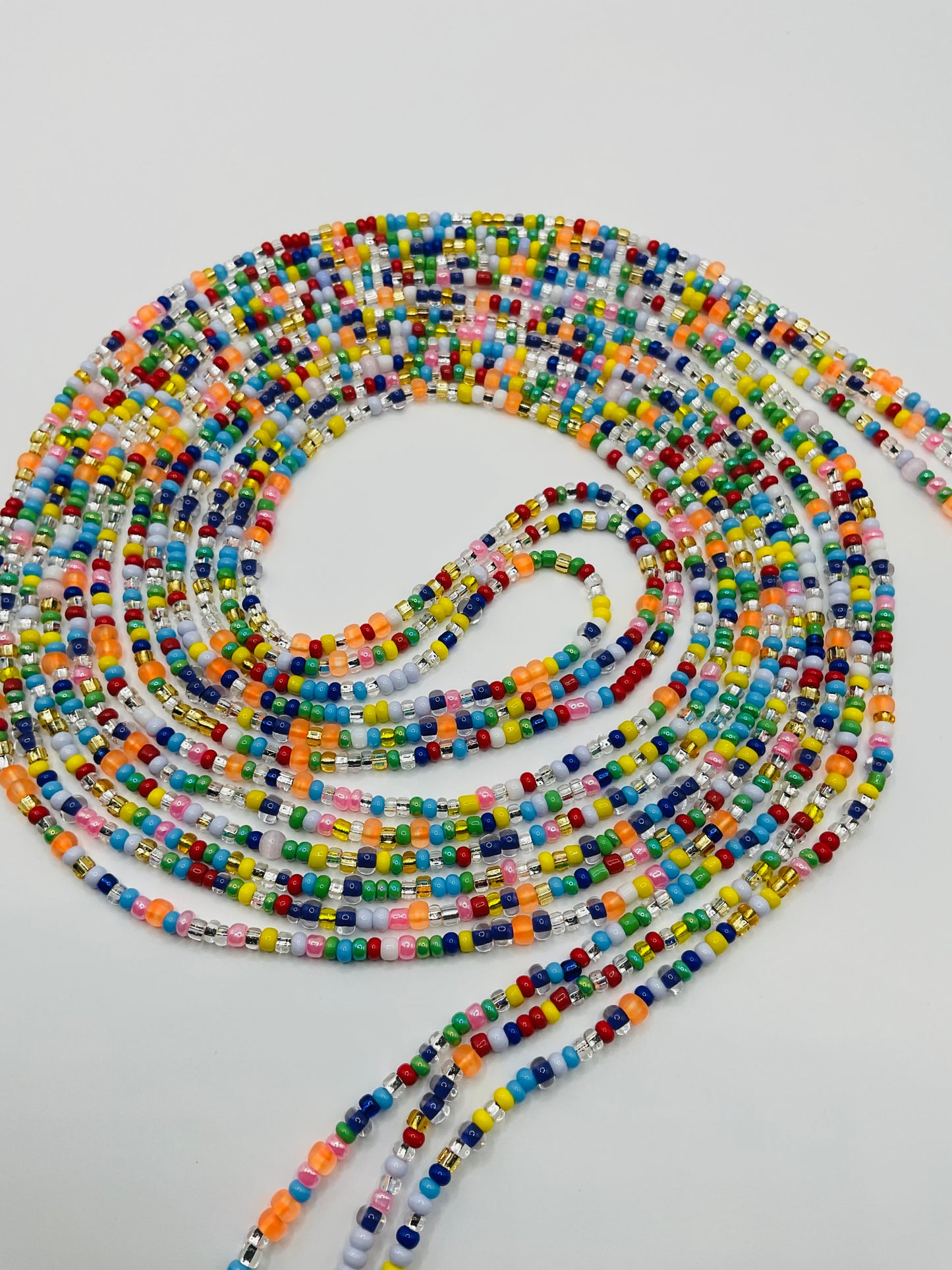 Candy mix tie on Waistbeads