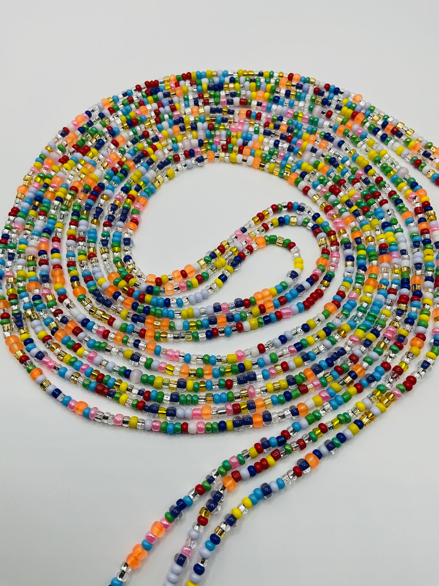 Candy mix tie on Waistbeads