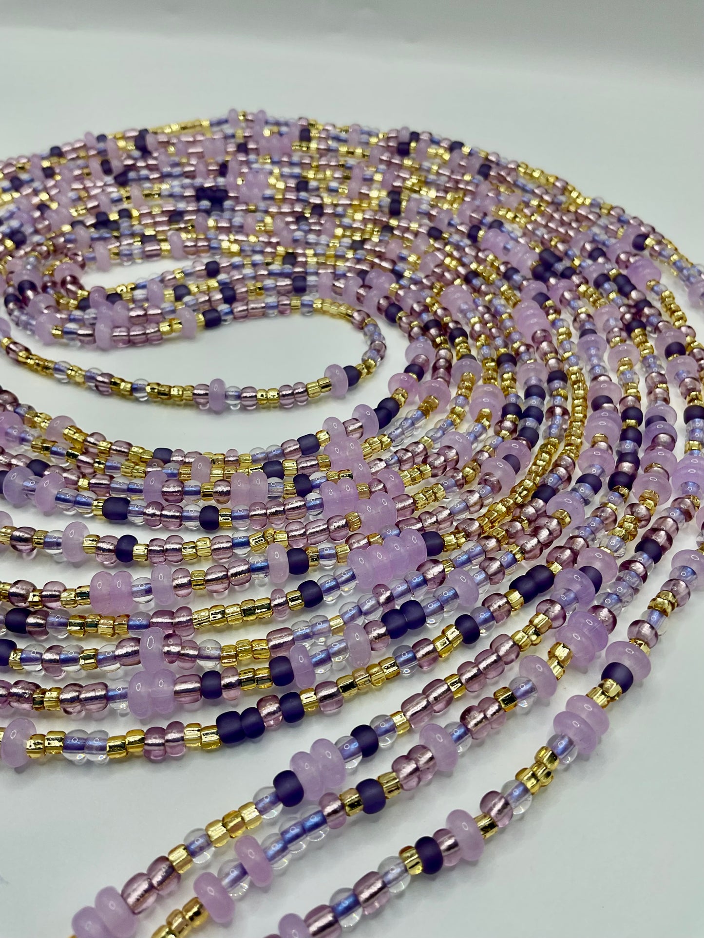 Purple mix Waistbeads