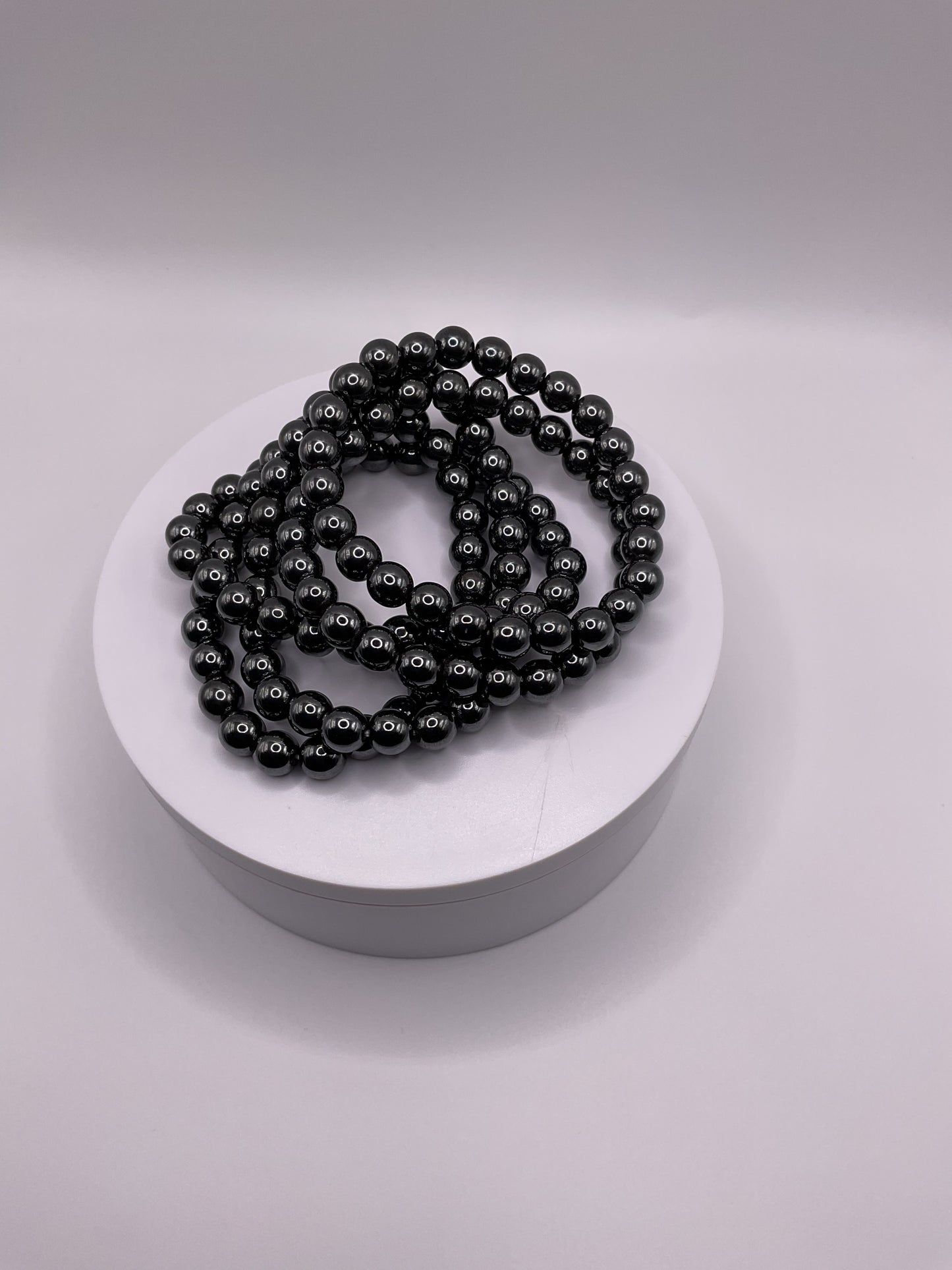 Hematite black beads