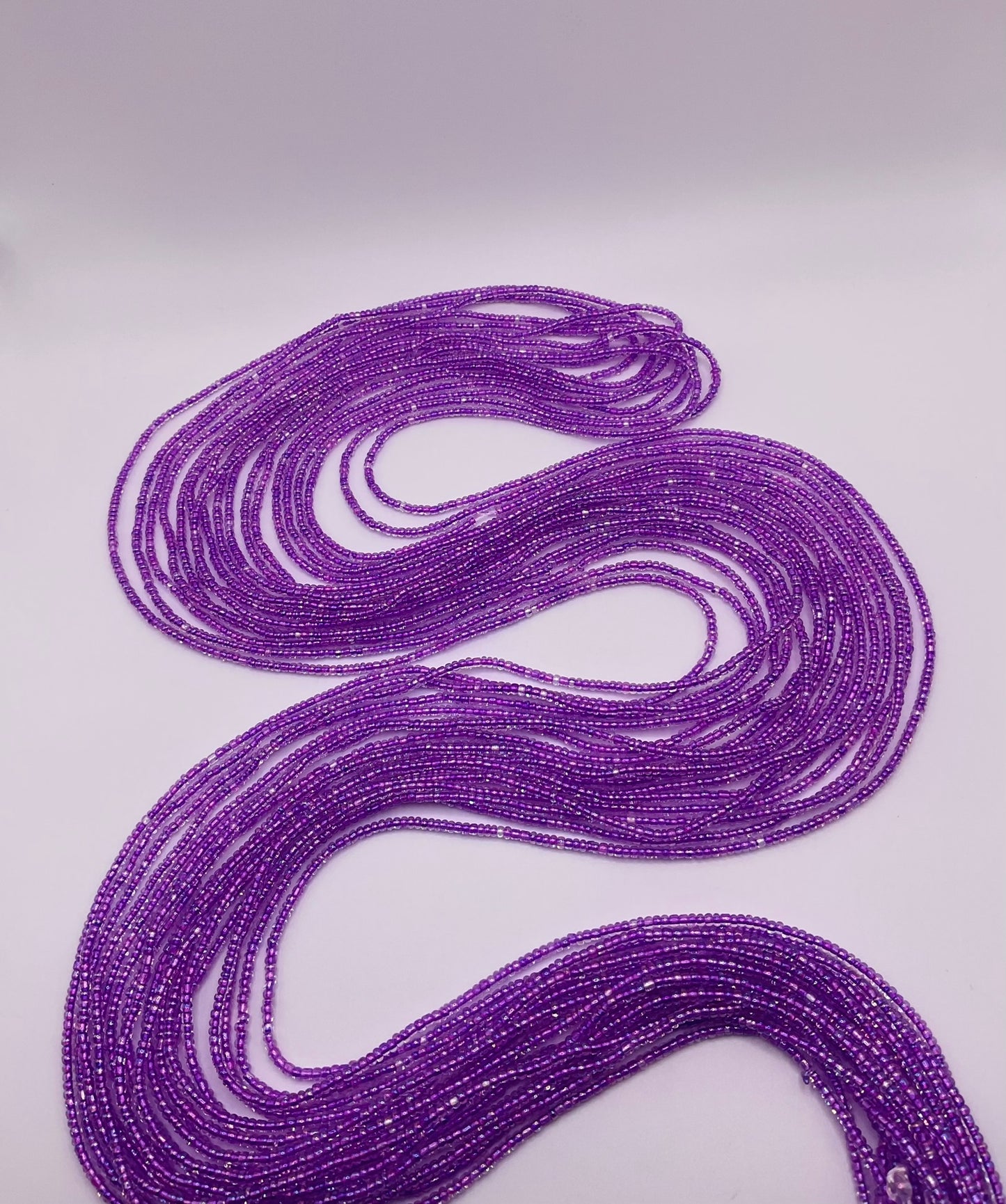 Solid Purple Waist Beads